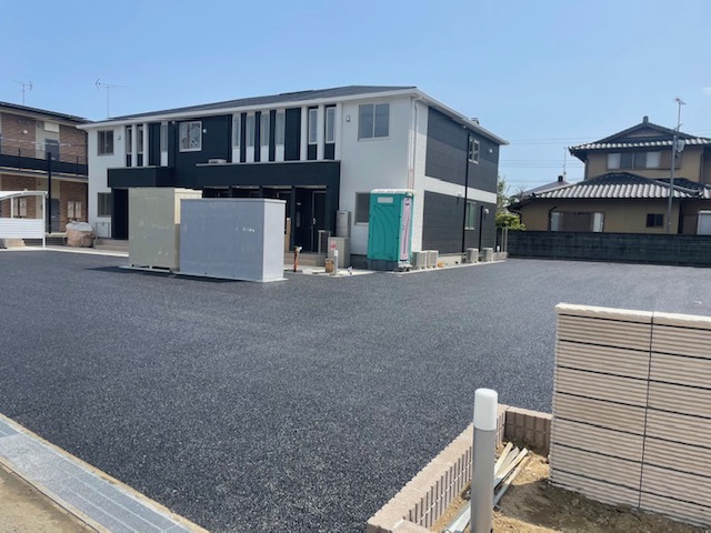 各社アパート駐車場